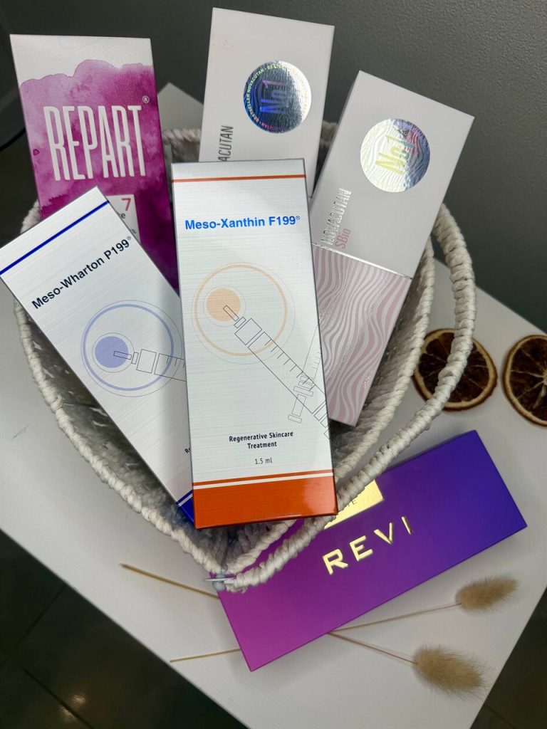 Препараты для биоревитализации Meso-Xanthin F199, Meso-Wharton P199, REVI и REPART